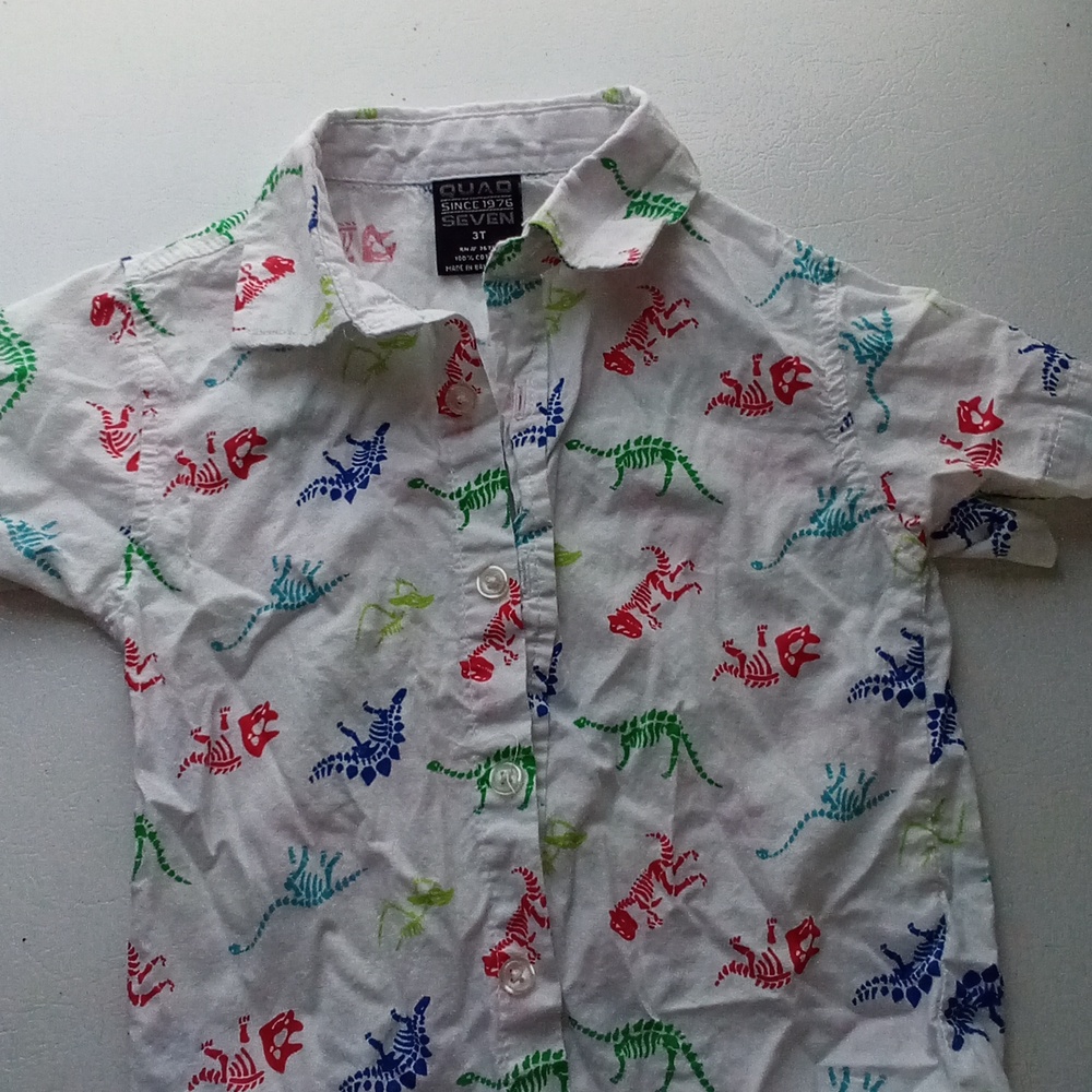 Dinosaur Button Down Shirt